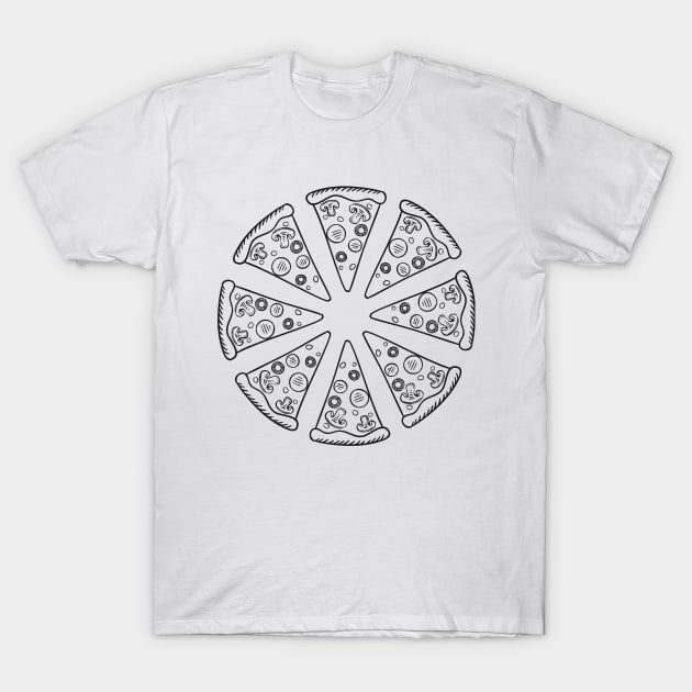 Pizza T-Shirt T-Shirt by ProShop1